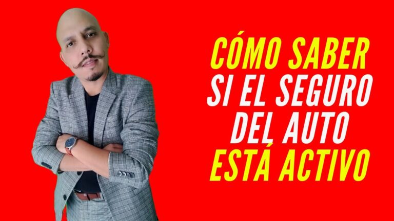 Descubre si tu coche está asegurado: ¡Aprende cómo aquí!